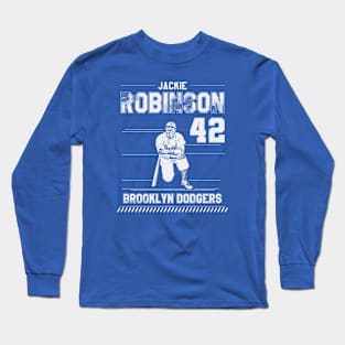 Jackie robinson || brooklyn dodgers | White Long Sleeve T-Shirt